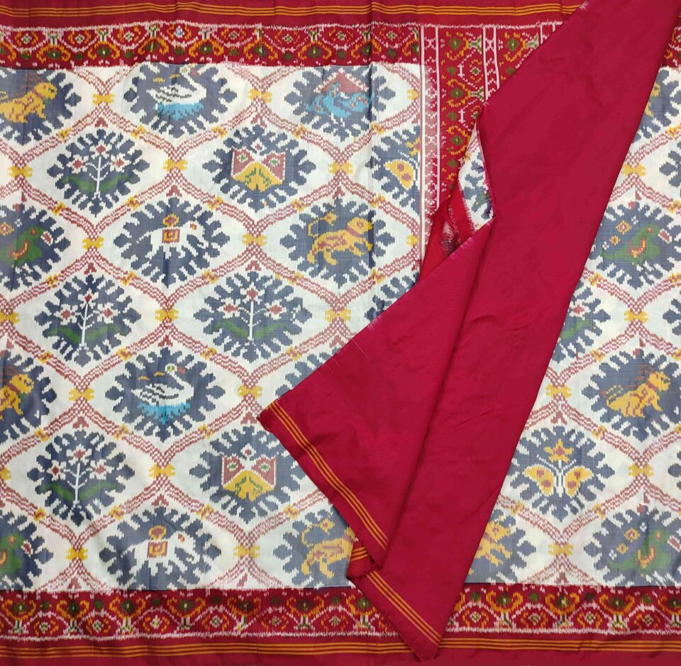 Premium Ikkat Patola Saree
