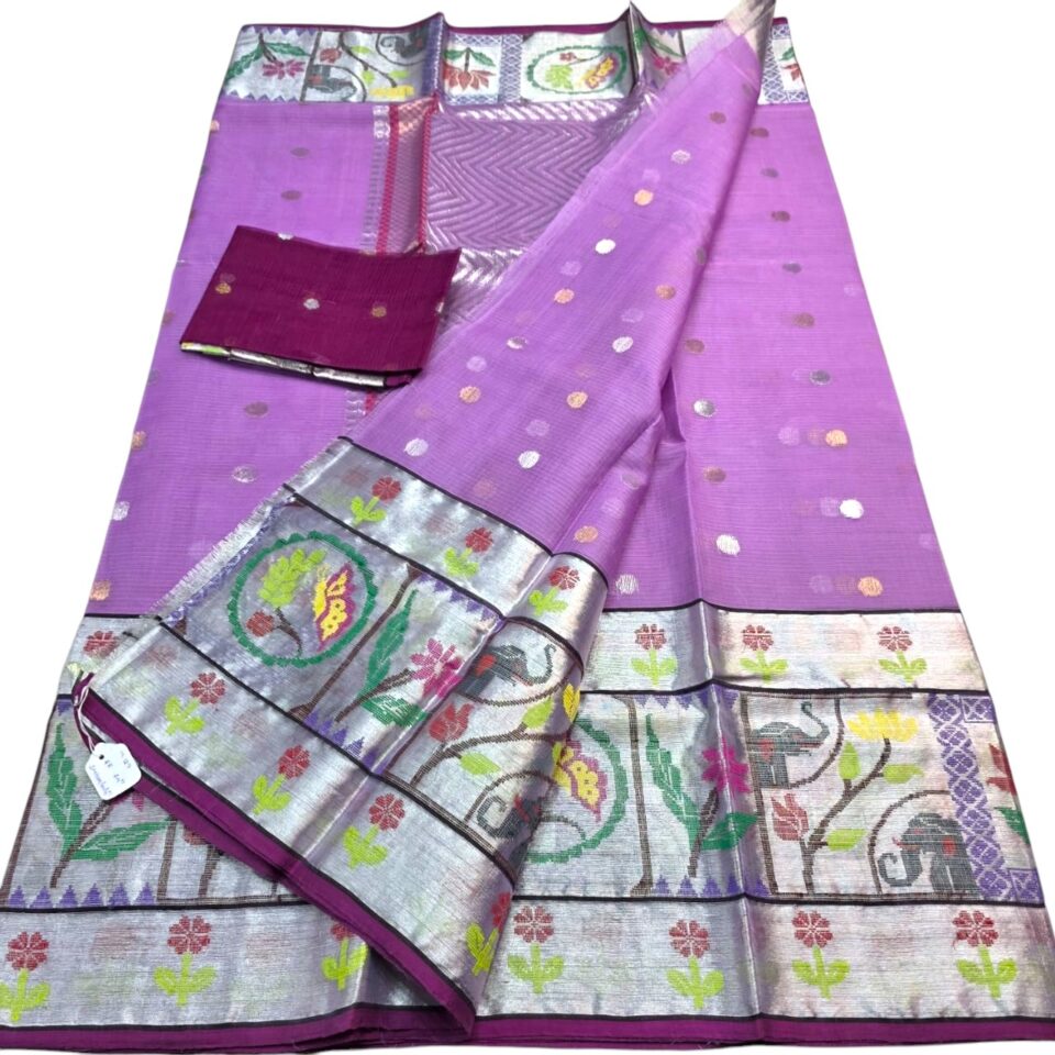 Pure Zari Kota Designer Saree