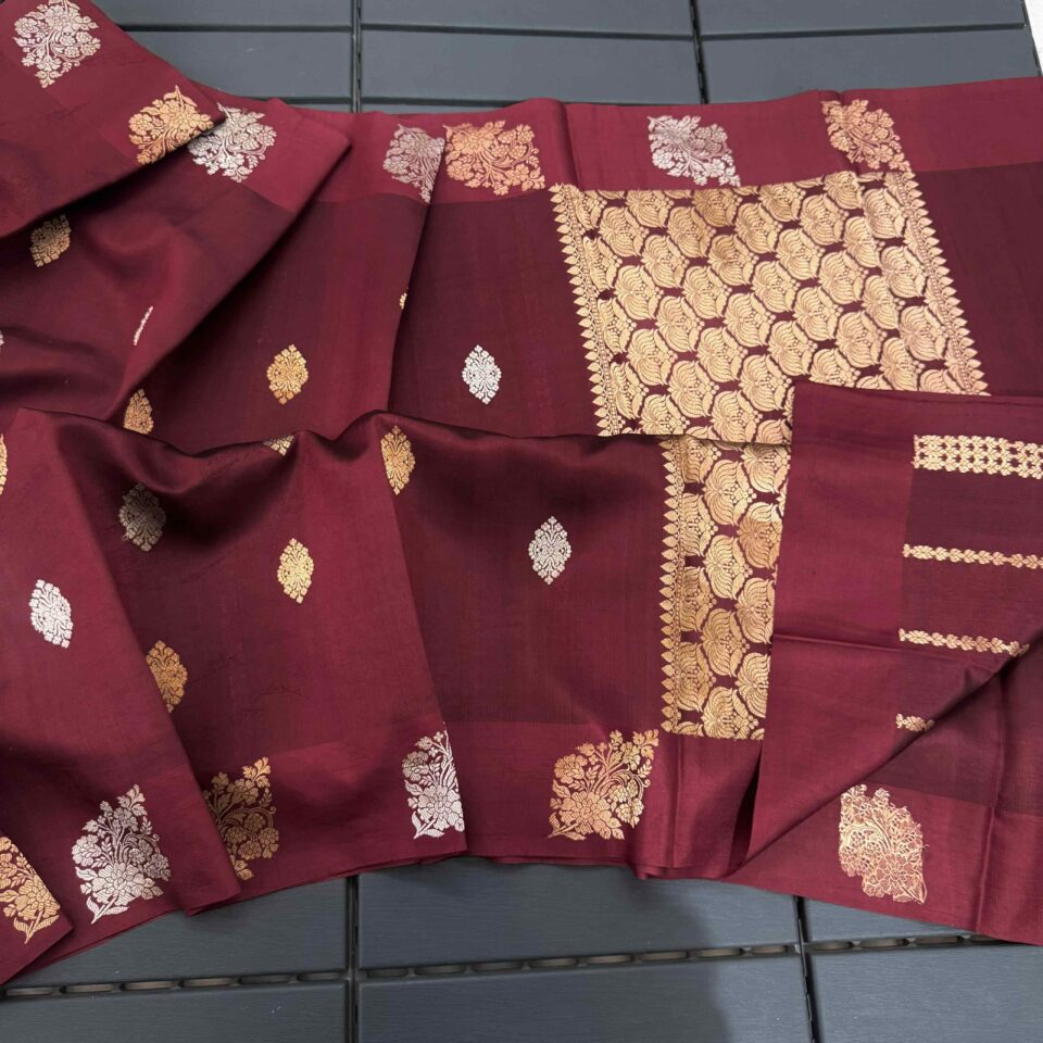 Pure Handloom Raw Mango Silk Sarees