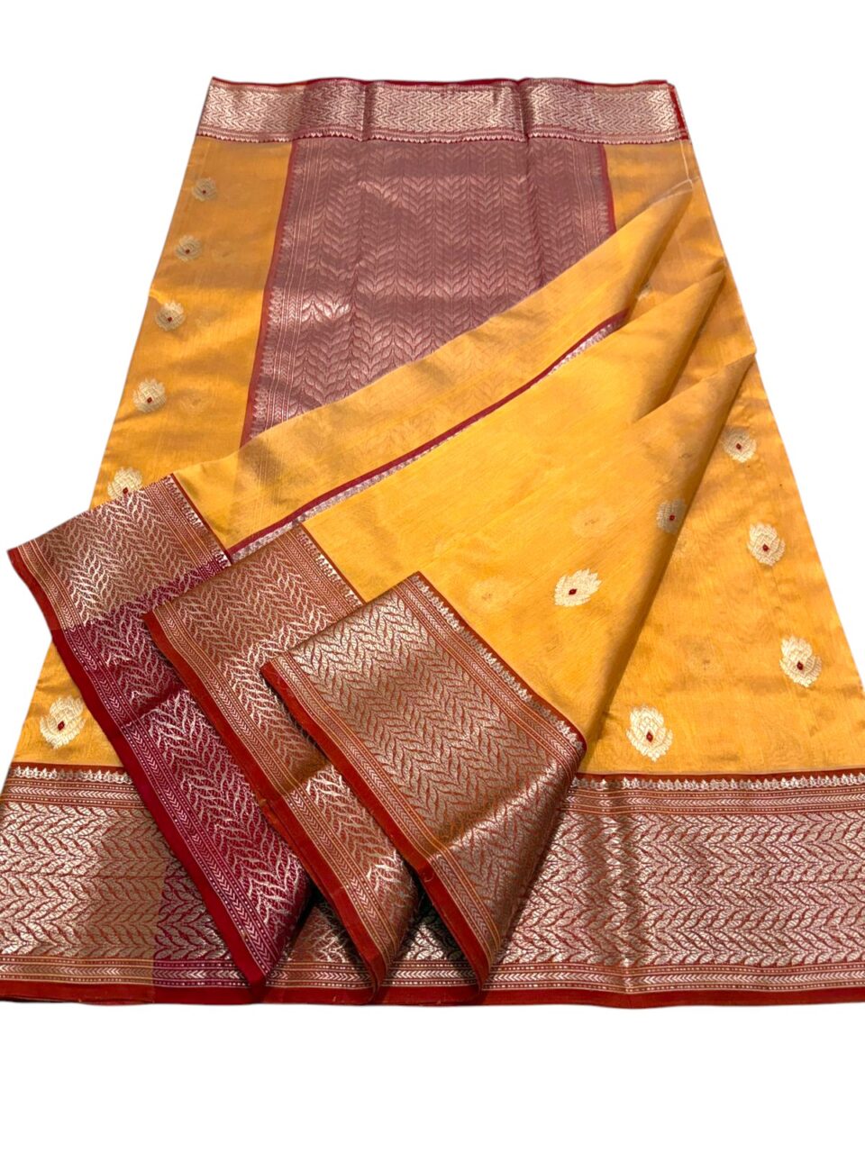 Pure Chanderi Handloom Silk saree
