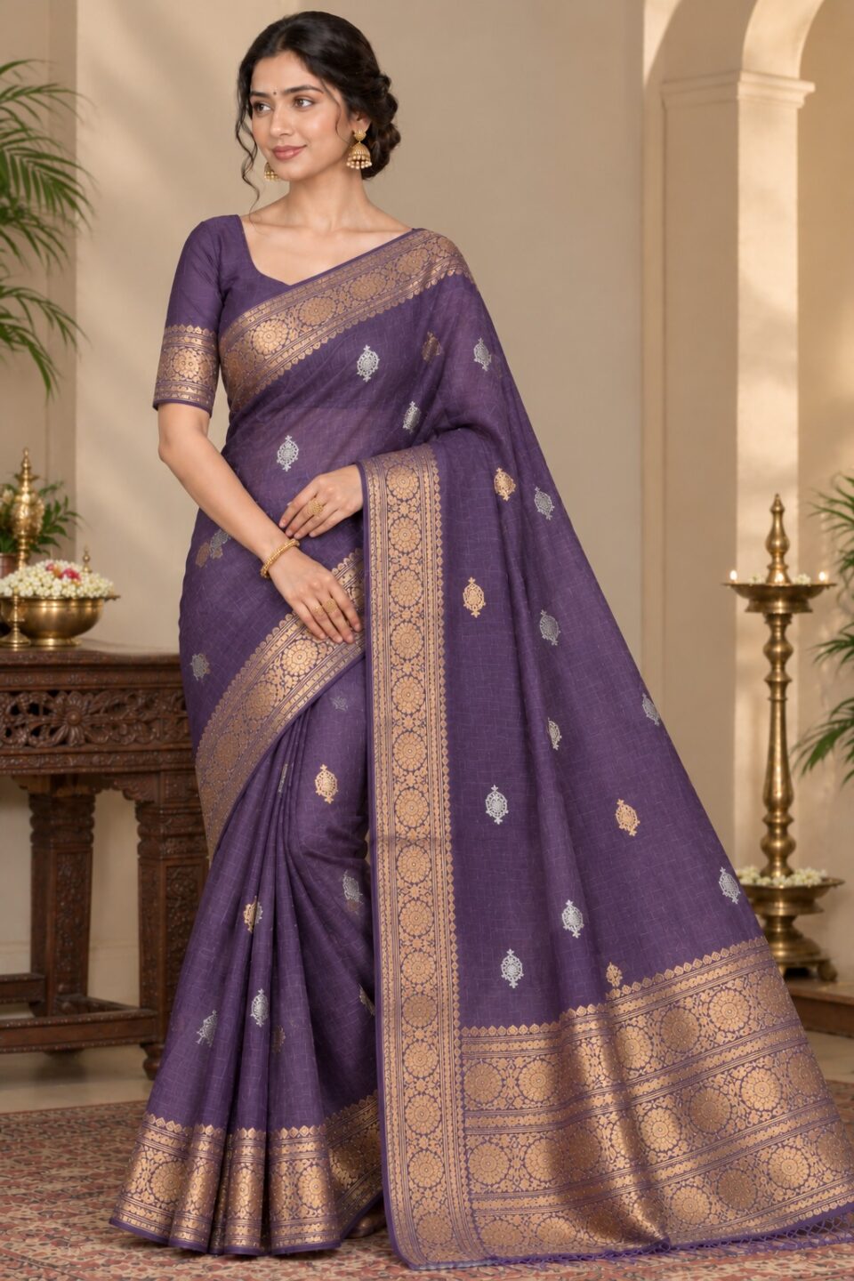 PURE HANDLOOM RAW MANGO SILK SAREES