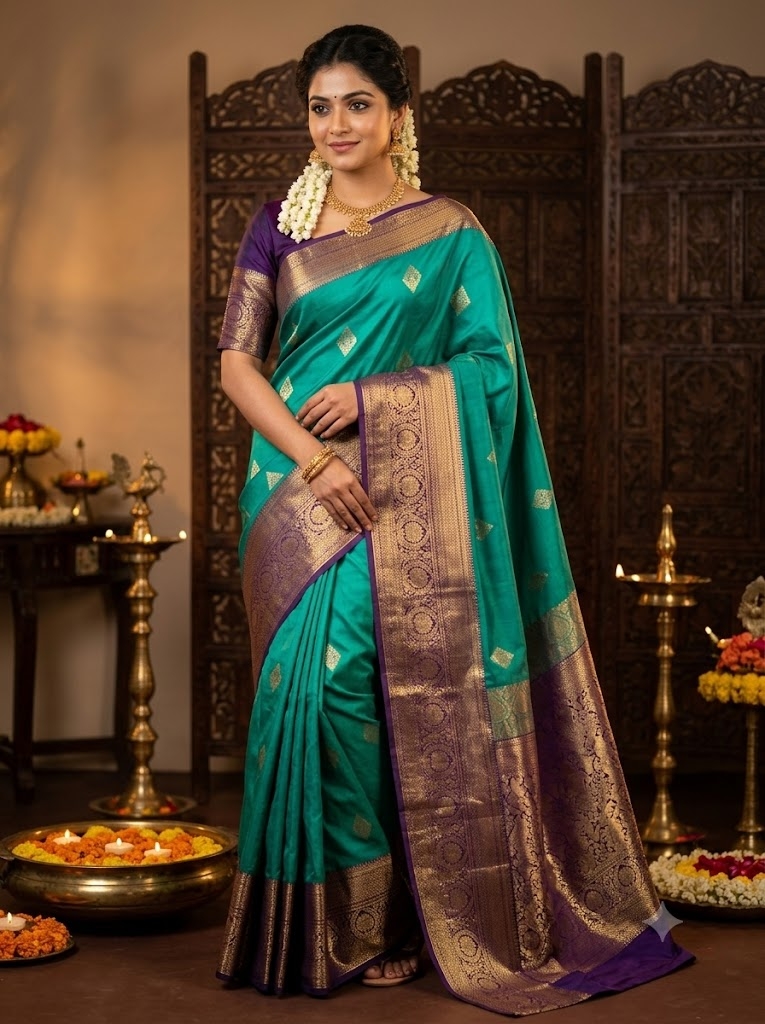 Kuttu Butta Silk Sarees